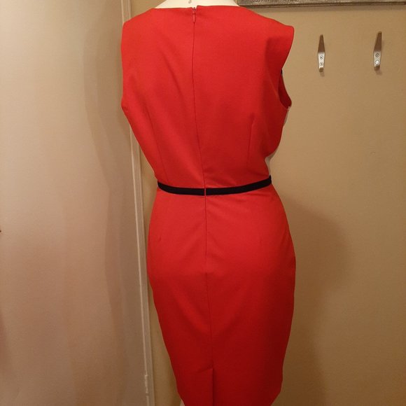 Calvin Klein Colour Block Dress - Picture 1 of 3